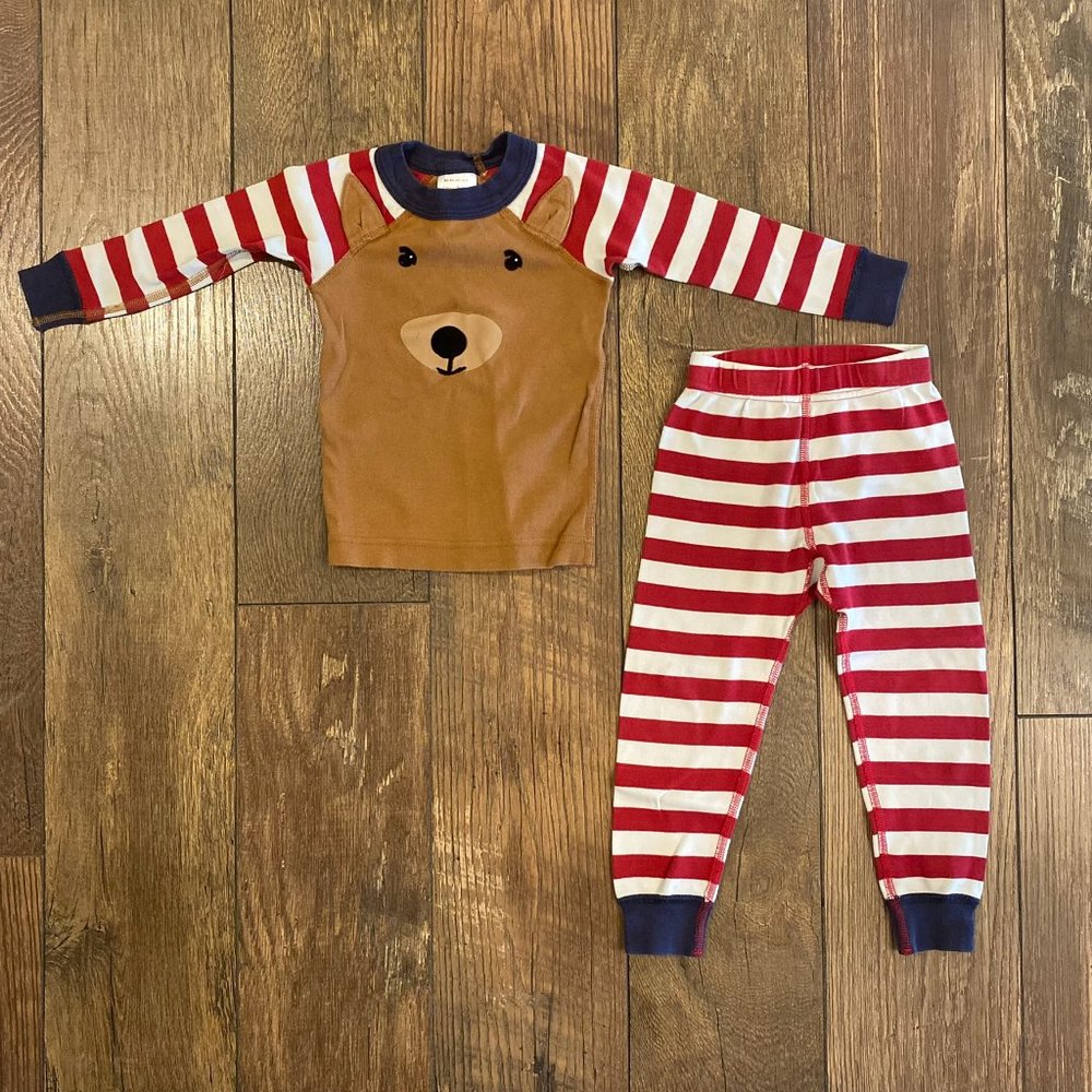 2T (85cm) Hanna Andersson Reindeer Pajamas